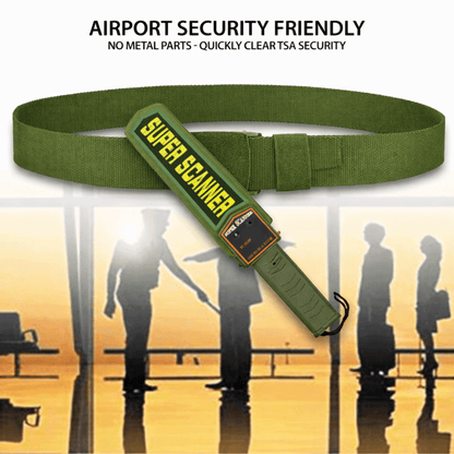 Black Lavender XGear tactical adjustable nylon belt with plastic buckle, featuring durable webbing and secure fastening.