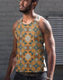 Sky Felix Cela Classic Sublimation Adult Tank Top, a vibrant T-shirt featuring colorful sublimation design on a comfortable tank top.