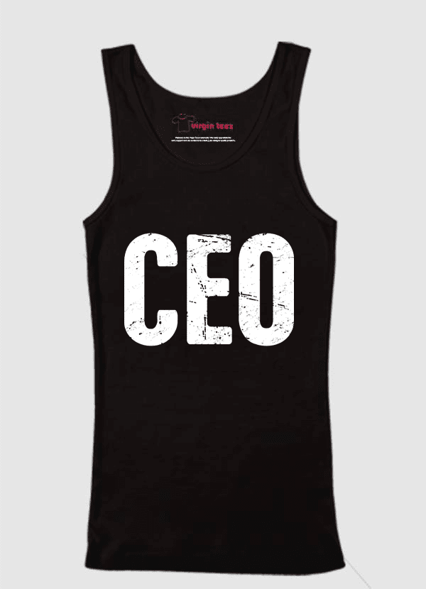 Scorpius CEO tank top, sleeveless design in soft fabric, casual fit, ideal for stylish summer or workout wear.