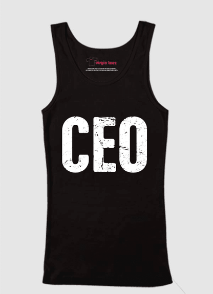 Scorpius CEO tank top, sleeveless design in soft fabric, casual fit, ideal for stylish summer or workout wear.