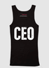 Scorpius CEO tank top, sleeveless design in soft fabric, casual fit, ideal for stylish summer or workout wear.