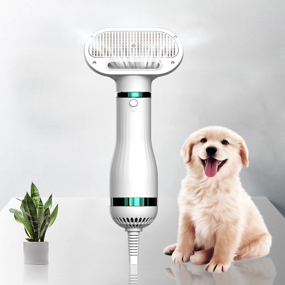 Maroon Asteria pet comb hair dryer with a sleek design, suitable for grooming pets and drying fur efficiently.