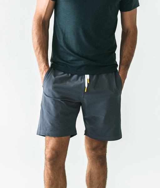 Sky Felix cobalt plain shorts, casual T-shirts displayed flat with a focus on the vibrant blue fabric and simple design.