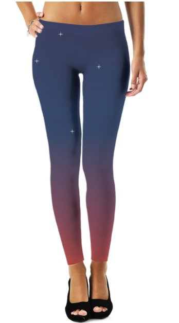 Colorful 7 Legging T-shirt by Sky Felix featuring vibrant, multicolor patterns on soft fabric, showcased in a close-up image.