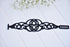 Black Rose Brave Bracelet, stylish jewelry piece featuring a sleek design with intricate details in silver-tone metal.