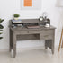 Taupe Shadow HOMCOM computer desk with drawer and storage hutch, ideal for home office and writing workspace.