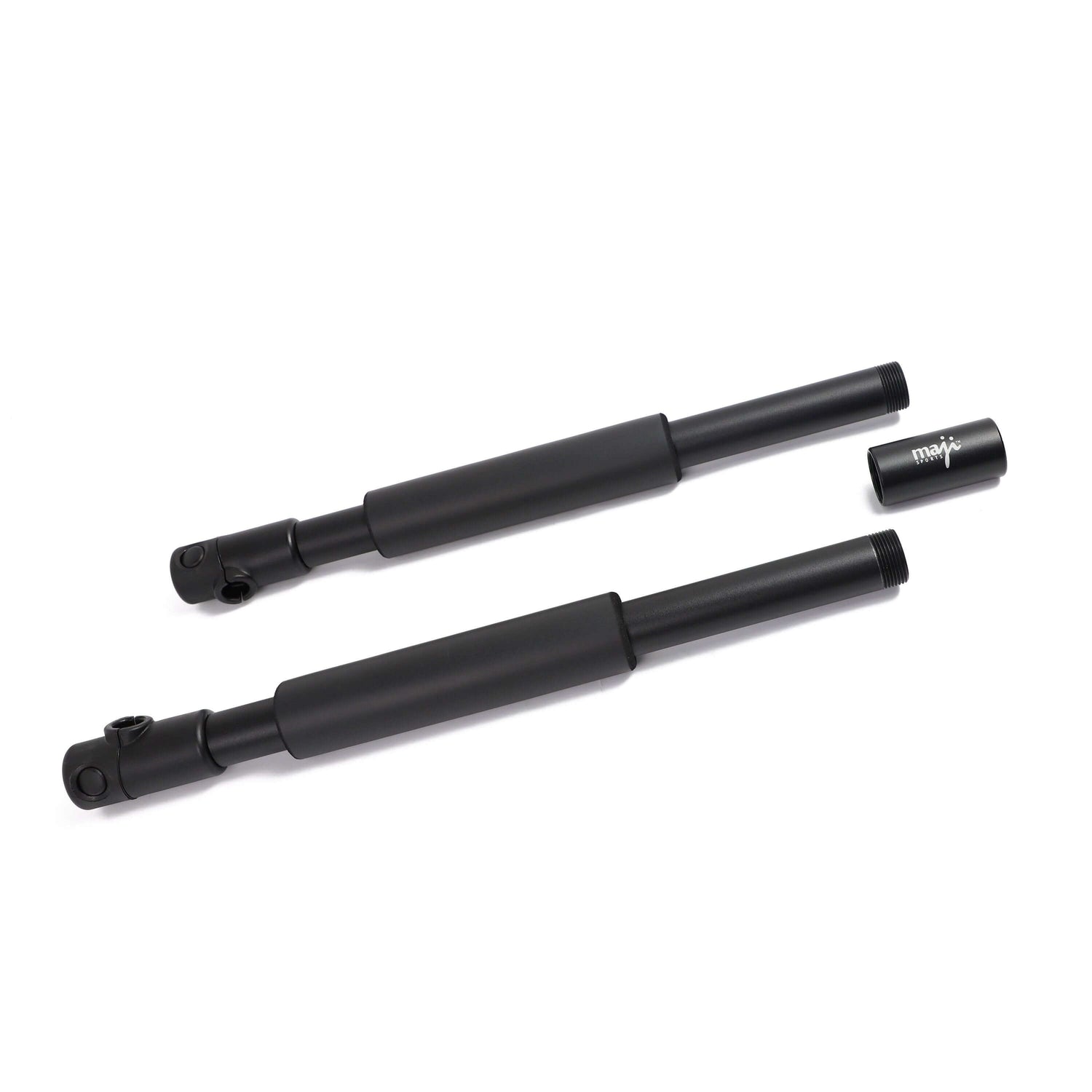 Black Lavender portable exercise bar with resistance bands for versatile workout and strength training.