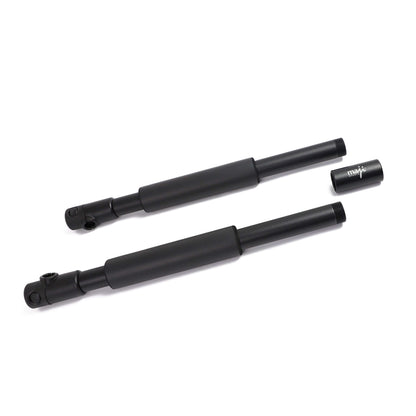 Black Lavender portable exercise bar with resistance bands for versatile workout and strength training.