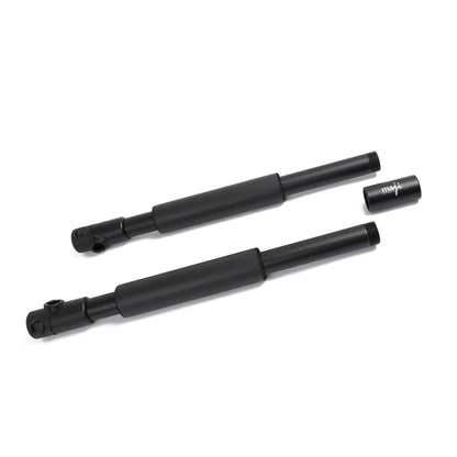 Portable exercise bar with resistance bands from Black Lavender, featuring a compact design for versatile strength training workouts.
