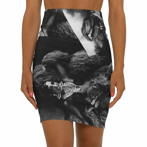 Erin Theia Haute Baker Garde skirt accessory with intricate design, showcasing detailed fabric and craftsmanship.