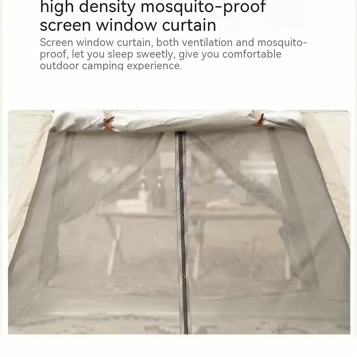 NNETM 8-Person Family Camping Tent with Canopy Setup