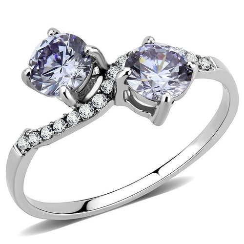 High polished stainless steel ring with AAA grade quality from Turquoise Tiger, close-up view showing smooth, shiny surface
