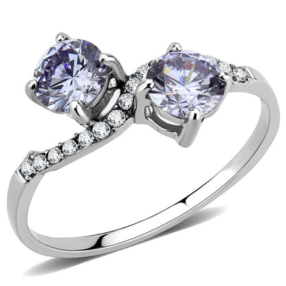 Shiny high-polished stainless steel ring with no plating, featuring a smooth band and AAA grade quality from Turquoise Tiger jewelry.
