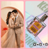 Unisex luxury perfume SANAYA by Black Pear with pink floral packaging, showcasing elegant fragrance accessories.