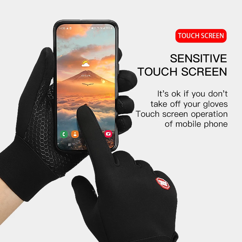 Lilac Milo winter cycling gloves with thermal insulation, wrist support, and touchscreen fingertips for outdoor sports use.