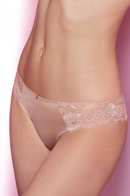 Turquoise Atalanta Feel Good Line Brazilian lingerie in soft fabric with delicate lace detailing, designed for comfort and style.