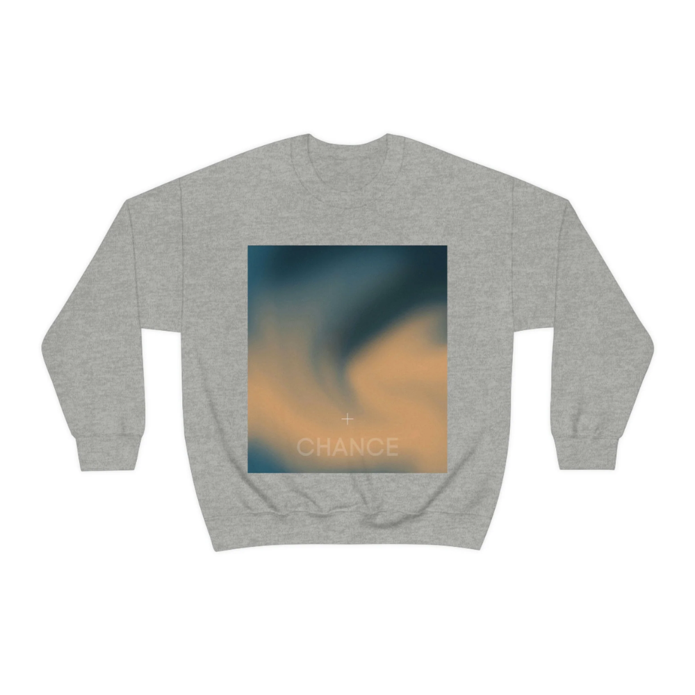 Mens Coseey Gradient Sweatshirt by Yellow Pandora, showing a stylish men&