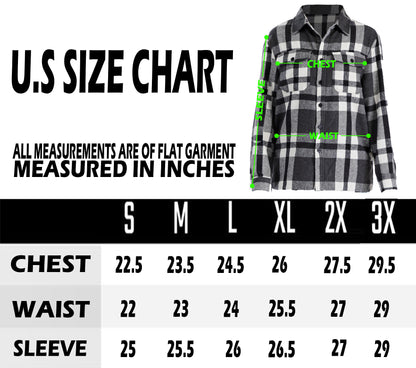 Lime Milo Boyfriend oversized soft flannel shacket in plaid pattern, showing relaxed fit and button-up front.