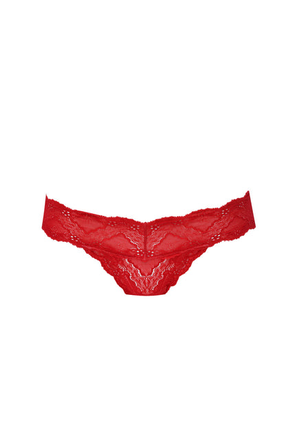Turquoise Atalanta I Colours Line Brasilian panty in vibrant turquoise lace lingerie, featuring floral details and a comfortable fit.