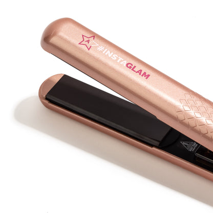 Sky Blue Thrace Instaglam Studio Series 1.25-inch haircare styling curling iron on a white background