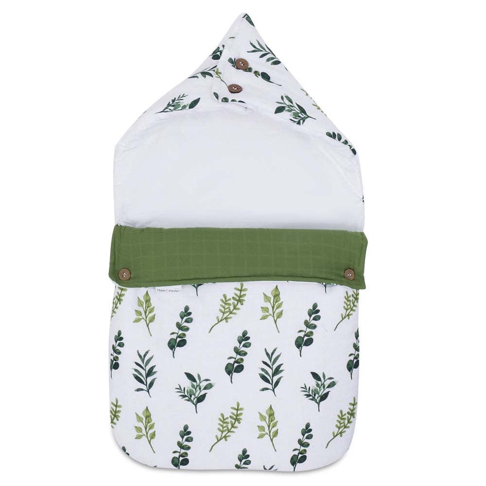 Amaranth Smokey 3-in-1 baby sleeping bag and carry nest, soft and cozy kids&