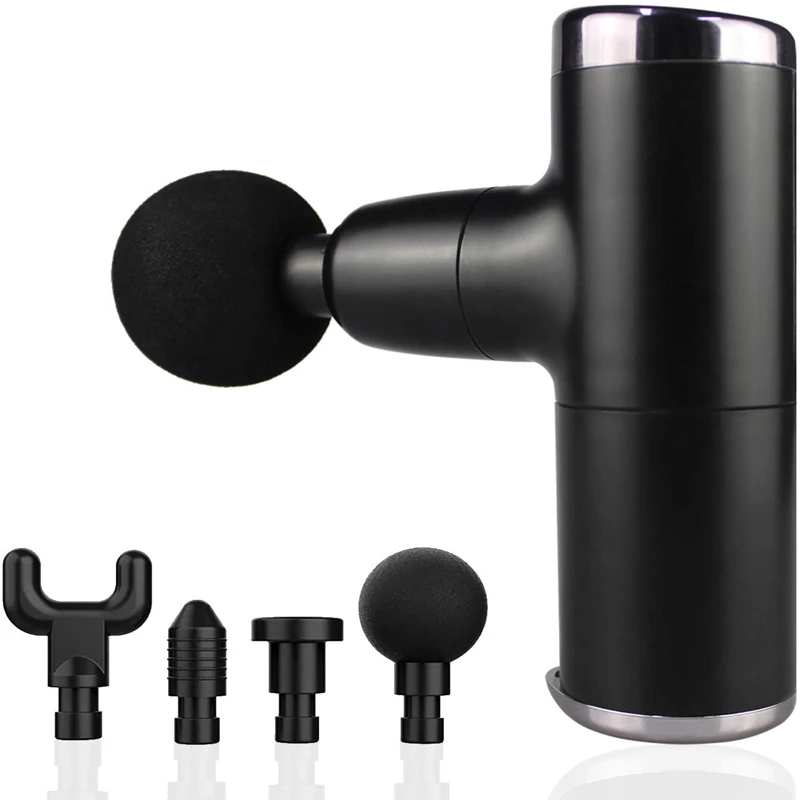 Teal Simba mini muscle massage gun for body tissue and fascia relief, compact healthcare device with ergonomic design.