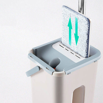 Teal Simba Flat Squeeze Magic Automatic Mop and Bucket for easy floor cleaning in home and garden spaces.