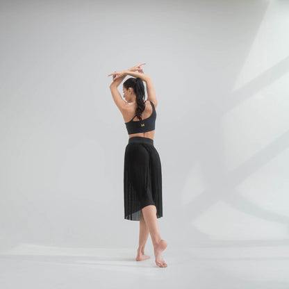 Indigo Thalassa Pleasy mesh skirt featuring a flowy, lightweight design with sheer fabric and stylish silhouette.