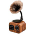 Teal Simba Retro Radio Wireless Mini Portable Bluetooth Stereo Speaker showing vintage design and control buttons