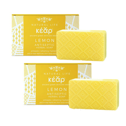 Orchid Fennel Kear Lemon Yucca Soap for body care, natural detox and soothing cleanse, 100g bar with lemon and yucca ingredients.