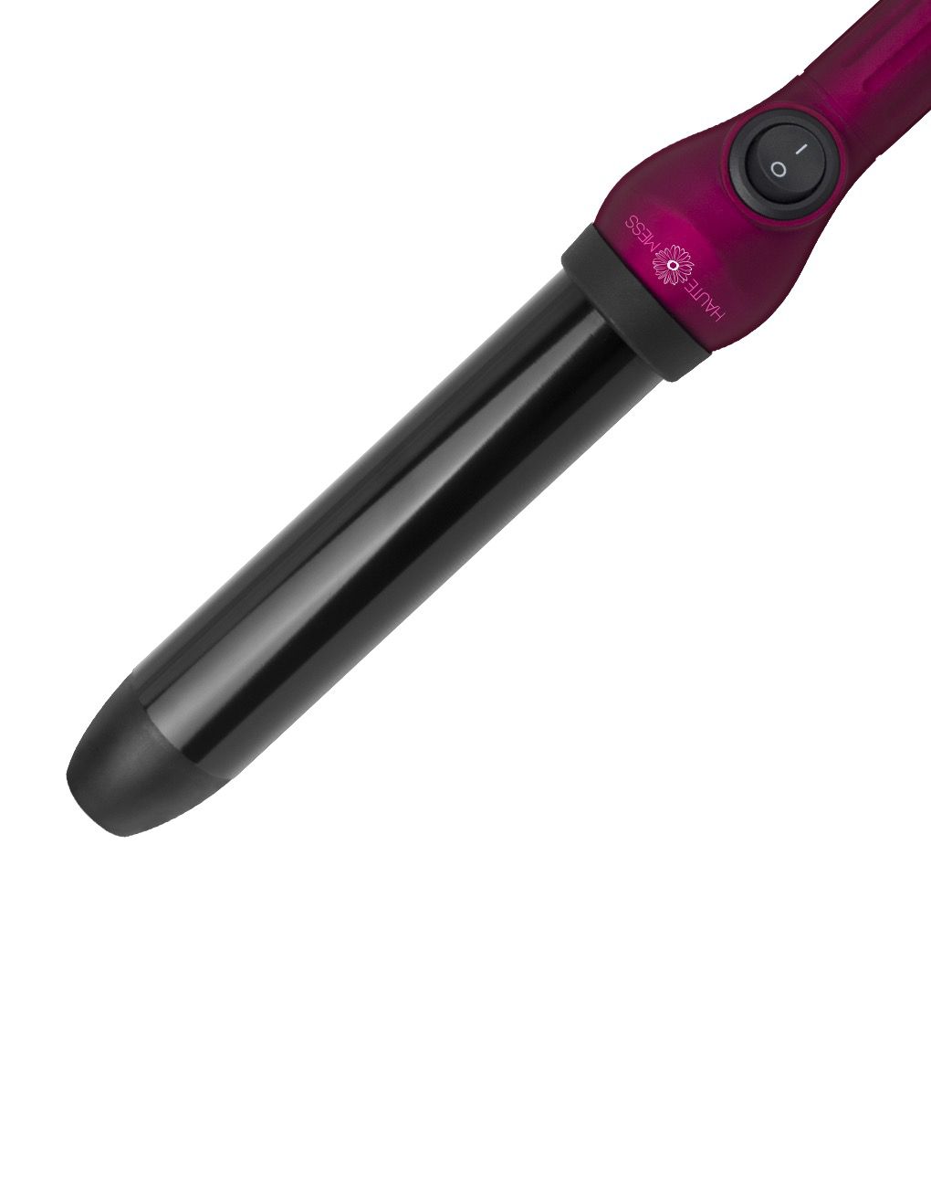 Sky Blue Thrace Hauteness Max Volume Clipless Curler 32mm for creating voluminous, bouncy curls on hair.