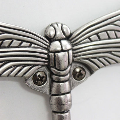Fuchsia Molly Dragonfly Coat Hook, novelty wall hook with a detailed dragonfly design for hanging coats and accessories.