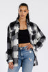 Lime Milo Boyfriend oversized soft flannel shacket in a cozy, relaxed fit, perfect for casual layering and stylish comfort.