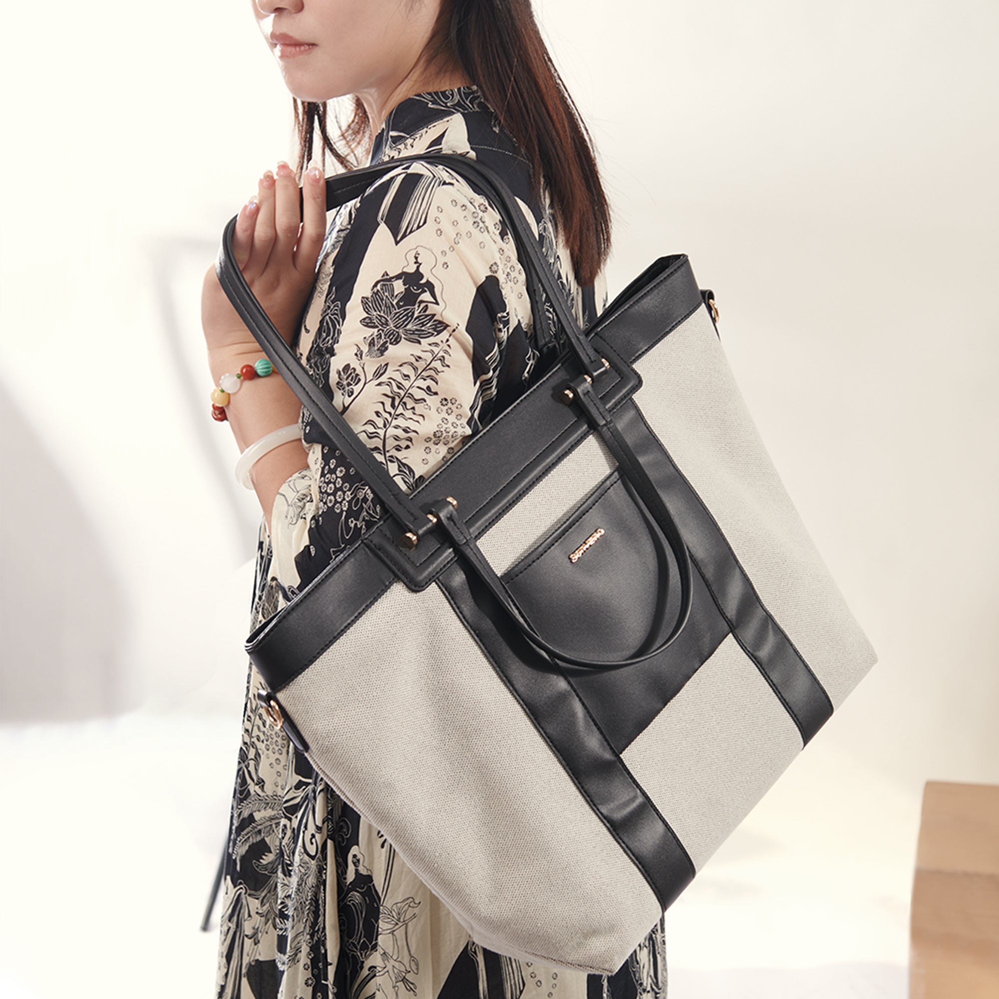 Maroon Chronos Mommy Canvas Diaper Handbag with spacious interior and stylish design for parenthood accessories.