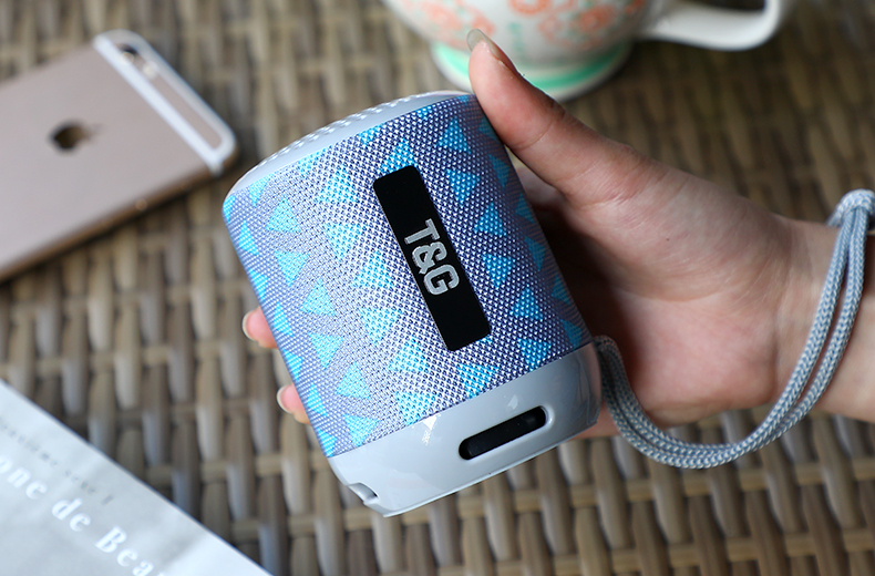 Lilac Milo Mini Gift wireless stereo Bluetooth speaker showing compact size and design, ideal for portable tech accessories.