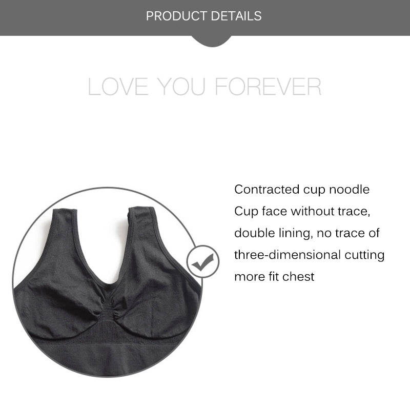 Comfortable women’s sports bra by Teal Simba, featuring a bralette style and athletic vest design, shown on a model.