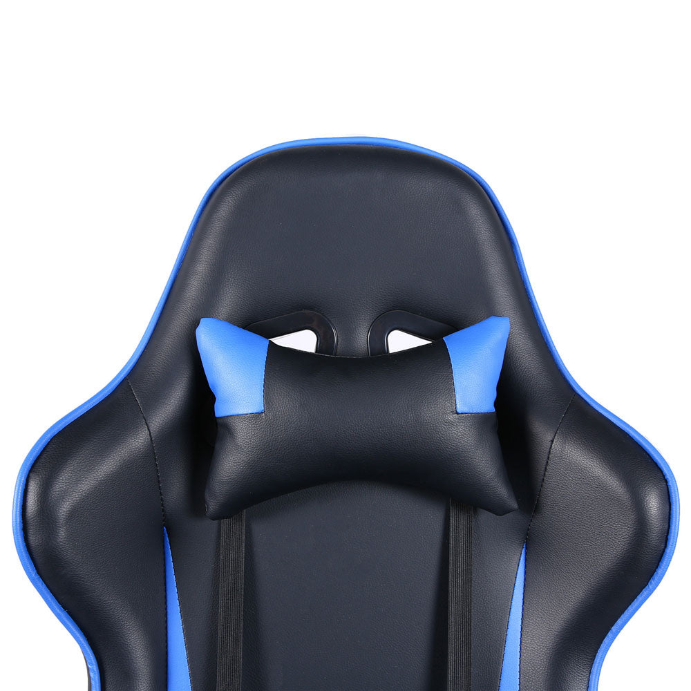 Lilac Milo ergonomic gaming chair with lumbar support, black and gray desk chair for home office and gaming setups.