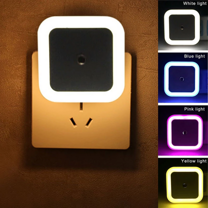 Teal Simba LED sensor night light for baby bedrooms, automatic lighting with sensor control, compact and energy-efficient.