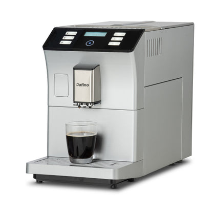 Teal Simba super automatic espresso and coffee machine with digital control panel and stainless steel finish, suitable for home use.