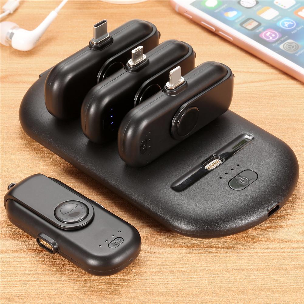 Teal Simba Mini Magnetic Power Bank for mobile devices, compact portable power bank with magnetic attachment for smartphones and laptops.