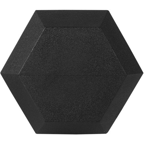 Teal Simba BalanceFrom Rubber Encased Hex Dumbbell Single DB20S for strength training, with black rubber coating and metal handle