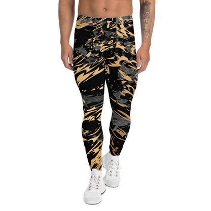 Black marble with gold splash men&