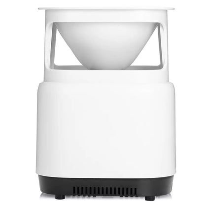 Fuchsia Molly air purifier and plant stand for home and garden, featuring a sleek design with a potted plant.