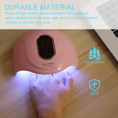 Teal Simba Portable Gel Nail Lamp for quick, efficient UV curing of gel nails in a compact bath and beauty device.
