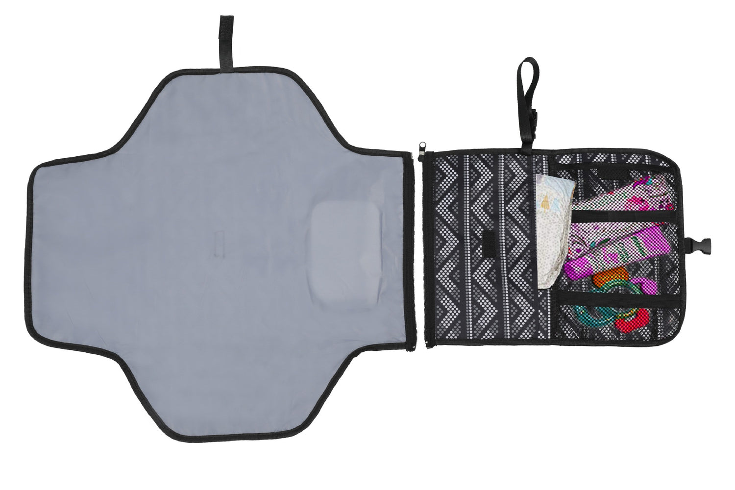 Foldable waterproof changing pad for babies by Teal Simba, soft and portable diaper cover mat for newborns and infants.