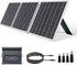 Teal Simba 60W 18V foldable portable solar panel charger with USB port, ideal for tech accessories and outdoor charging.