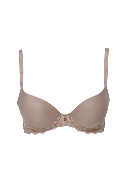 Turquoise Atalanta Feel Good Line bra with graduated cups in B and C sizes, featuring smooth lingerie design and supportive fit.
