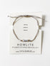 Howlite power stone bracelet in jewelry and watches, featuring white and grey marbled beads from Mint Green Corydalis.