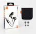 Teal Simba JBL LIVE100 wired earphones with 3.5mm stereo audio and line control, featuring sleek design and in-ear fit.