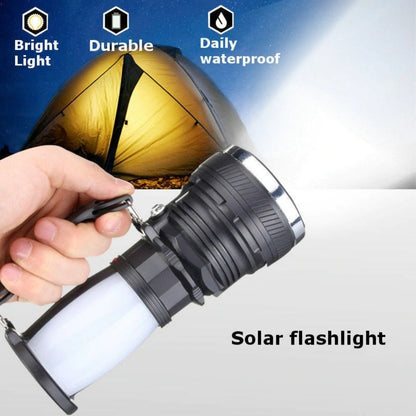 Yellow Pandora multi-function camping light emitting bright LED illumination for outdoor camping activities